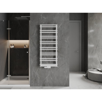 Koupelnový radiátor Mexen Saturn 1200 x 500 mm, 409 W, bílý - W108-1200-500-00-20