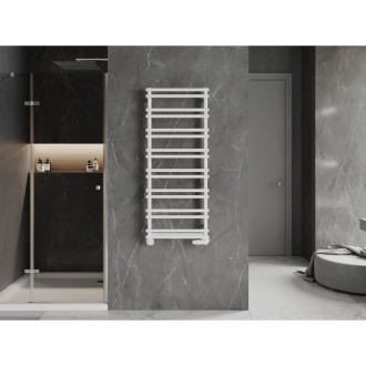 Koupelnový radiátor Mexen Saturn 1200 x 500 mm, 409 W, bílý - W108-1200-500-00-20