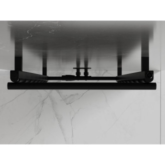 Koupelnový radiátor Mexen Saturn 1200 x 500 mm, 409 W, černý - W108-1200-500-00-70