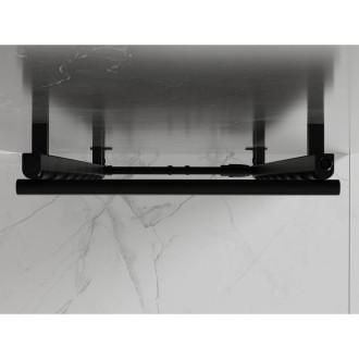 Koupelnový radiátor Mexen Saturn 1200 x 500 mm, 409 W, černý - W108-1200-500-00-70