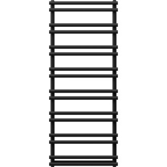 Koupelnový radiátor Mexen Saturn 1200 x 500 mm, 409 W, černý - W108-1200-500-00-70