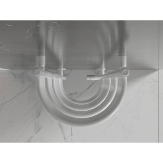 Koupelnový radiátor Mexen Eros 900 x 318 mm, 315 W, bílý - W112-0900-318-00-20