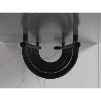 Koupelnový radiátor Mexen Eros 1200 x 318 mm, 421 W, černý - W112-1200-318-00-70