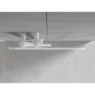 Dekorativní koupelnový radiátor Mexen Kiso 1250 x 500 mm, 256 W, bílý - W114-1250-500-00-20