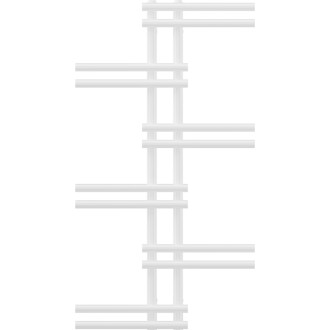 Dekorativní koupelnový radiátor Mexen Jari 1005 x 550 mm, 339 W, bílý - W115-1005-550-00-20