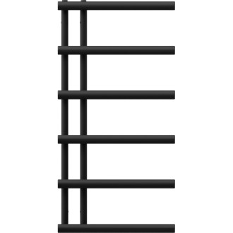 Dekorativní koupelnový radiátor Mexen Jukon 988 x 500 mm, 461 W, černý - W116-0988-500-00-70
