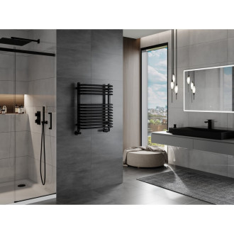 Koupelnový radiátor Mexen Apollo 660 x 550 mm, 386 W, černý - W117-0660-550-00-70