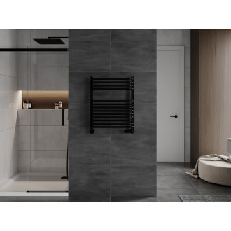 Koupelnový radiátor Mexen Apollo 660 x 550 mm, 386 W, černý - W117-0660-550-00-70