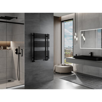 Koupelnový radiátor Mexen Apollo 860 x 550 mm, 481 W, černý - W117-0860-550-00-70