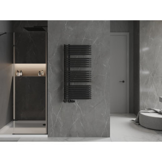 Koupelnový radiátor Mexen Amor 1000 x 500 mm, 809 W, černý - W120-1000-500-00-70