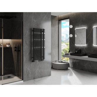 Koupelnový radiátor Mexen Akan 1080 x 500 mm, 784 W, černý - W121-1080-500-00-70