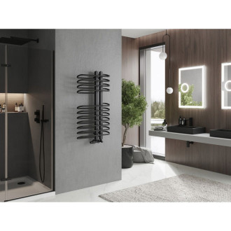 Koupelnový radiátor Mexen Ops 1000 x 550 mm, 517 W, černý - W122-1000-550-00-70