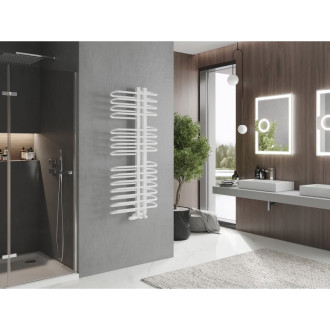 Koupelnový radiátor Mexen Ops 1300 x 550 mm, 694 W, bílý - W122-1300-550-00-20