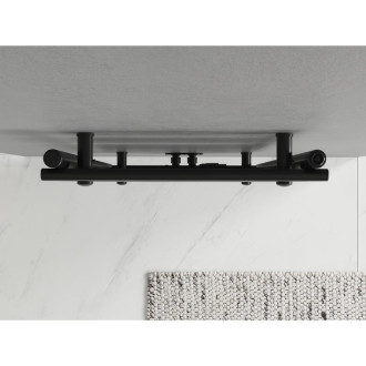 Koupelnový radiátor Mexen Sol 1200 x 500 mm, 569 W, černý - W125-1200-500-00-70