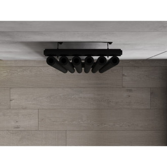 Dekorativní radiátor Mexen Nevada 1800 x 360 mm, 705 W, černý - W201-1800-360-00-70