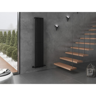 Dekorativní radiátor Mexen Nevada 1800 x 360 mm, 705 W, černý - W201-1800-360-00-70
