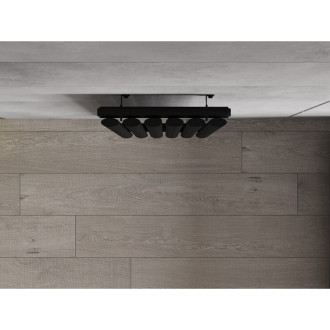 Dekorativní radiátor Mexen Oregon 1200 x 360 mm, 417 W, černý - W202-1200-350-00-70