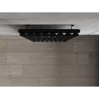 Dekorativní radiátor Mexen Oregon 1800 x 480 mm, 805 W, černý - W202-1800-490-00-70