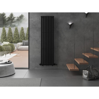 Dekorativní radiátor Mexen Oregon 1800 x 480 mm, 805 W, černý - W202-1800-490-00-70