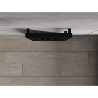 Dekorativní radiátor Mexen Alaska 1216 x 440 mm, 542 W, černý - W205-1216-440-00-70