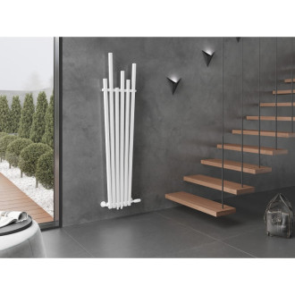 Dekorativní radiátor Mexen Omaha 1800 x 420 mm, 655 W, bílý - W208-1800-420-00-20