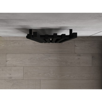 Dekorativní radiátor Mexen Omaha 1800 x 420 mm, 655 W, černý - W208-1800-420-00-70