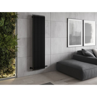 Dekorativní radiátor Mexen Aurora 1800 x 450 mm, 1347 W, černý - W212-1800-450-00-70