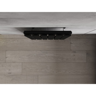 Dekorativní radiátor Mexen Boston 1200 x 452 mm, 611 W, černý - W213-1200-452-00-70