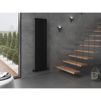 Dekorativní radiátor Mexen Boston 1800 x 452 mm, 888 W, černý - W213-1800-452-00-70
