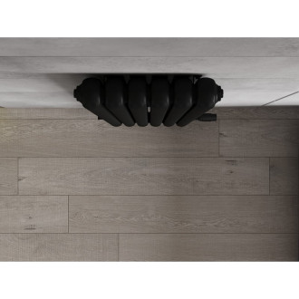 Dekorativní radiátor Mexen Kent 1882 x 380 mm, 1392 W, černý - W216-1882-380-00-70