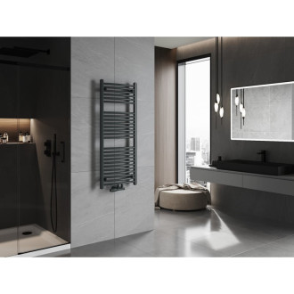 Koupelnový radiátor Mexen Ares 1200 x 500 mm, 531 W, antracit - W102-1200-500-00-66