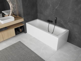 Mexen Uni rám pro obdélníkovou vanu 180x80 cm, bílá - 55099-18080