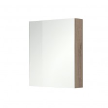 Aira, koupelnová skříňka, zrcadlová, galerka, dub, 800x700x140 mm CN717GD
