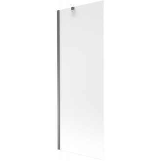 Vanová zástěna Mexen Next s jedním křídlem 70 x 150 cm, matná, stříbrná - 895-070-000-00-30-95