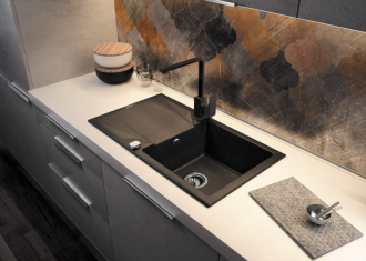 Deante ANEMON BIS NERO BBZ_N62M Dřezová baterie, černá