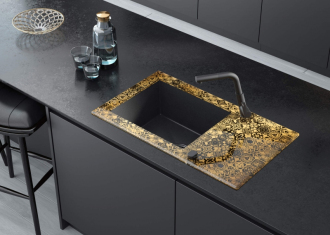 Deante SILIA NERO BQS_N73M Dřezová baterie, černá