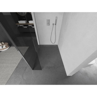 Mexen Kioto Sprchová zástěna 125 x 40 cm, průhledná, chrom - 800-125-212-01-00-040