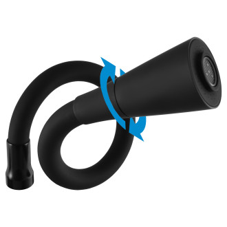 RAV SLEZÁK flexibilní otočné ramínko k dřezové/umyv.bat.se sprchou-černá SR0013CMAT