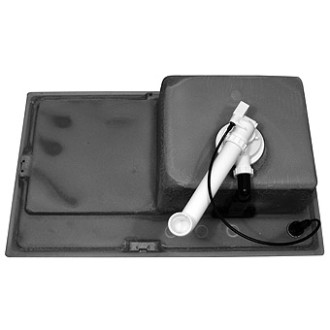 Blanco ZENAR 45 S-F Silgranit aluminium dřez vpravo s excentrem, přís. krájecí deska dřevo