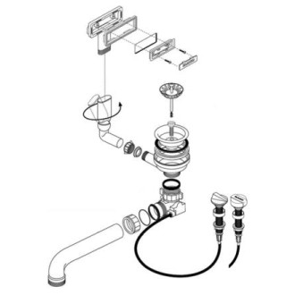 Blanco ZENAR 5 S Silgranit tartufo dřez vpravo s excentrem krájecí deska sklo