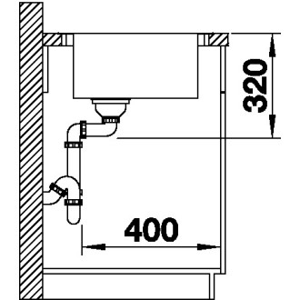 Blanco ANDANO XL 6S-IF nerez hedvábný lesk dřez vpravo