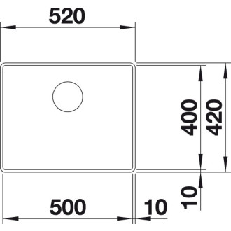 Blanco ATTIKA 60 T InFino Nerez hedvábný lesk