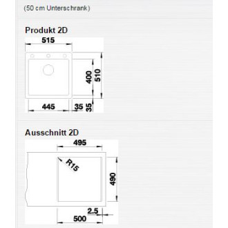 Blanco PLEON 5 InFino Silgranit aluminium