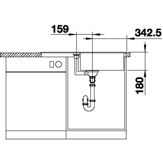Blanco FAVUM XL 6 S Silgranit aluminium oboustranné provedení