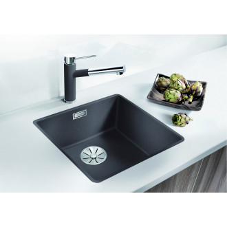 Blanco SUBLINE 400 F InFino Silgranit aluminium bez táhla