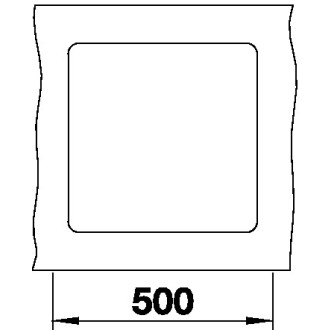 Blanco SUBLINE 400 F InFino Silgranit aluminium bez táhla