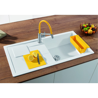 Blanco SITY XL 6 S InFino Silgranit aluminium dřez vpravo přísl. lemon