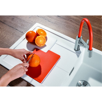 Blanco SITY XL 6 S InFino Silgranit bílá dřez vpravo přísl. orange