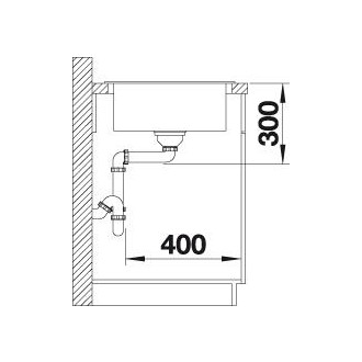 Blanco SITY XL 6 S InFino Silgranit šedá skála dřez vpravo přísl. kiwi