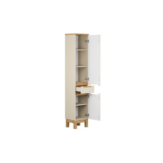 Szafka wysoka 2 drzwi 1 szuflada